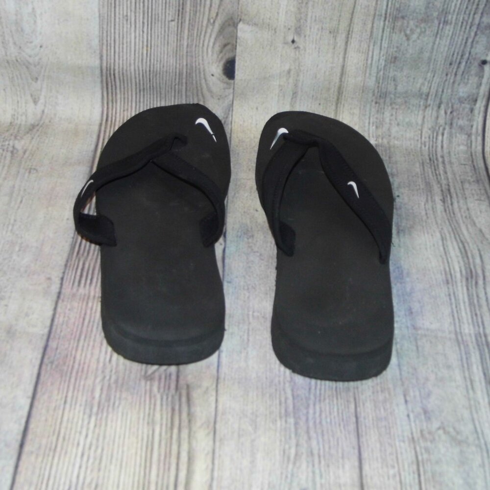 NIKE Celso Girl Black Thong Sandals Womens Size 11 - Picture 5 of 7